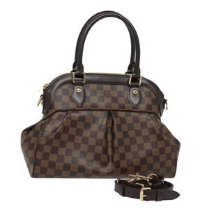 LOUIS VUITTON Damier Ebene Trevi GM Hand Bag N51998